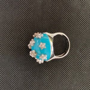 Nice turquoise ring.